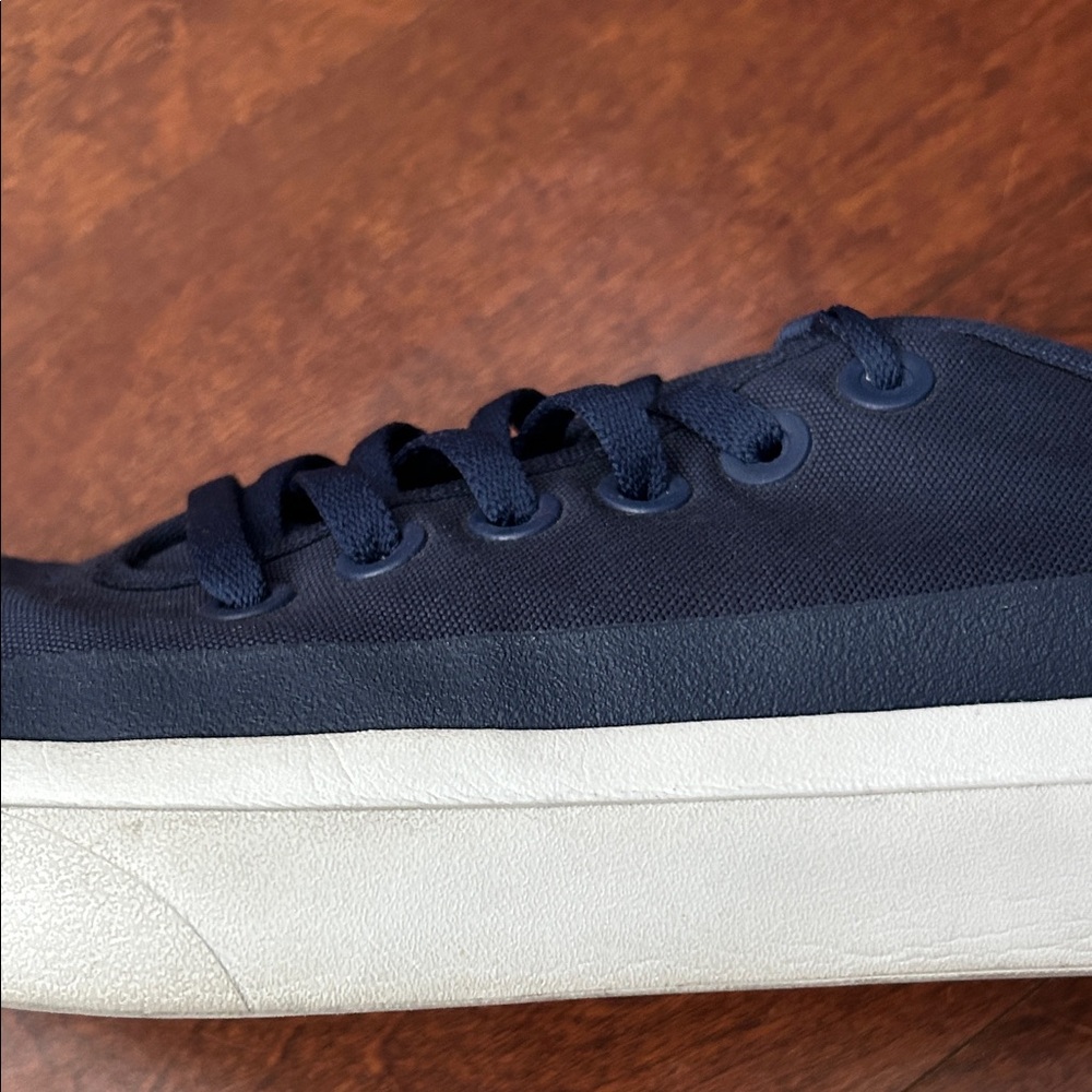 allbirds Men's Navy Low-Top Canvas Sneakers, Size 12.5 - Picture 7 of 12